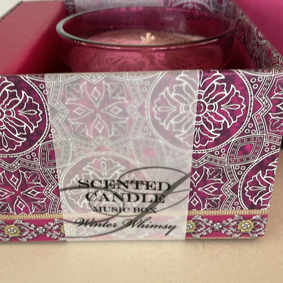 NWT Punch Studio Collectible Scented Candle & Music Box, Plays “Joy To The World - Picture 3 of 8